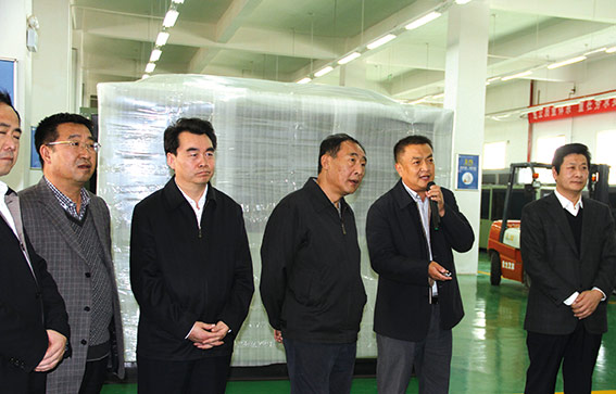 甘肅省發(fā)改委主任、黨組書記趙春蒞臨工廠考察